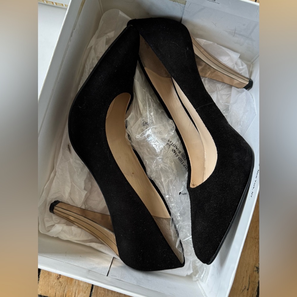 Nine West Black Suede heels